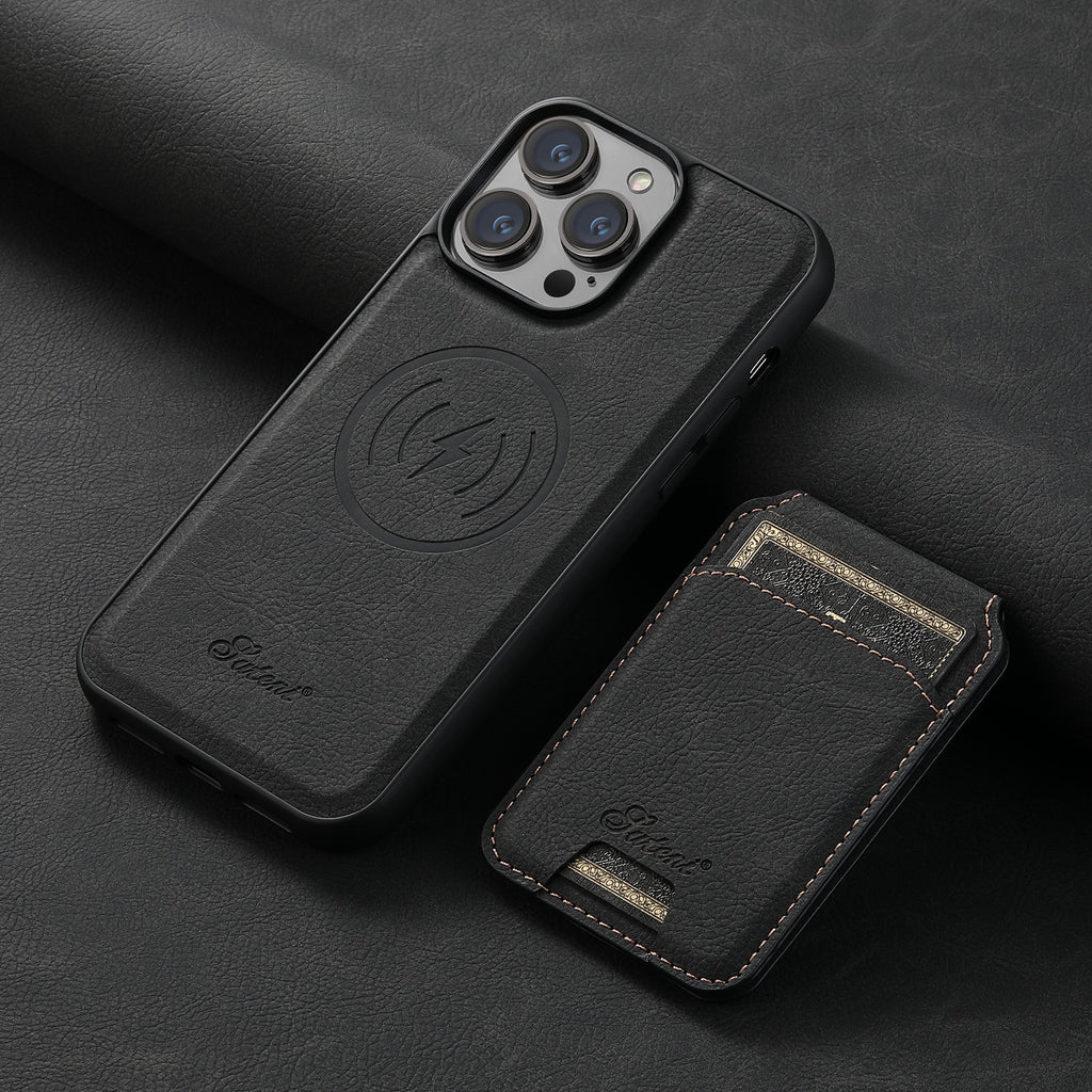 Gizlux Heritage Leather-Look Case and Magnetic Wallet for iPhone 17 series - image 1