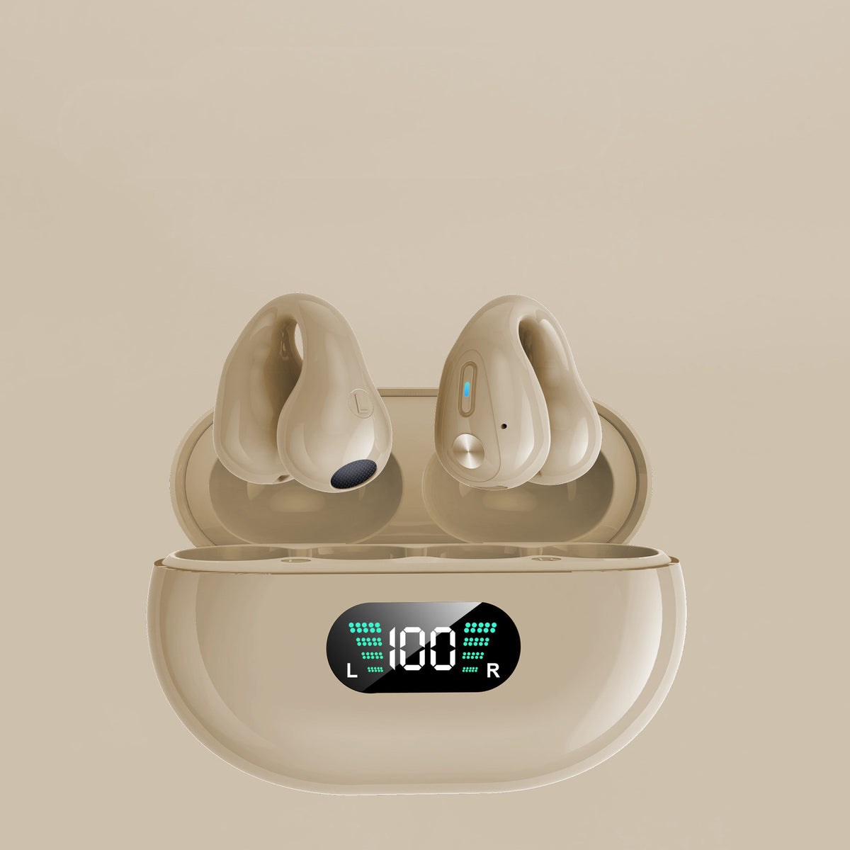 Gizlux Clasp open-ear clip wireless earbuds with charging case - image 3