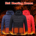 Gizlux Men's Heated Cotton Coat