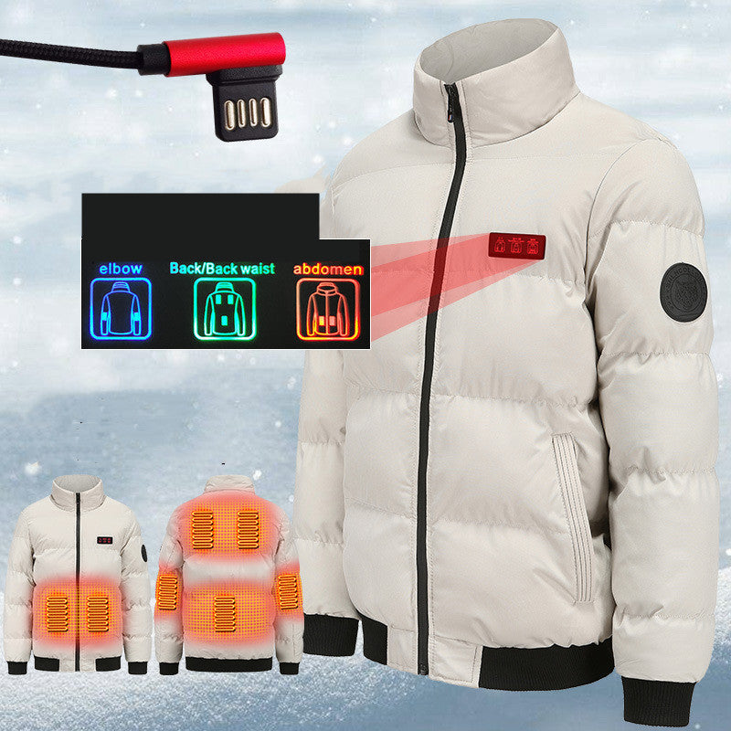 Gizlux Men's Heated Padded Jacket