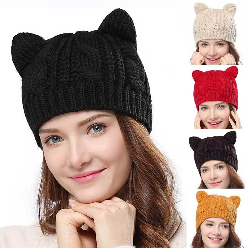 Gizlux Whisker 3D cat ear knit beanie - image 3