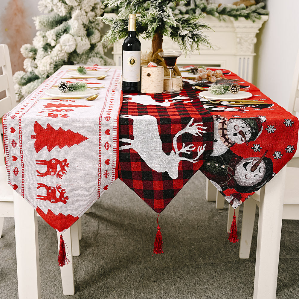 Gizlux embroidered Christmas table runner - image 9