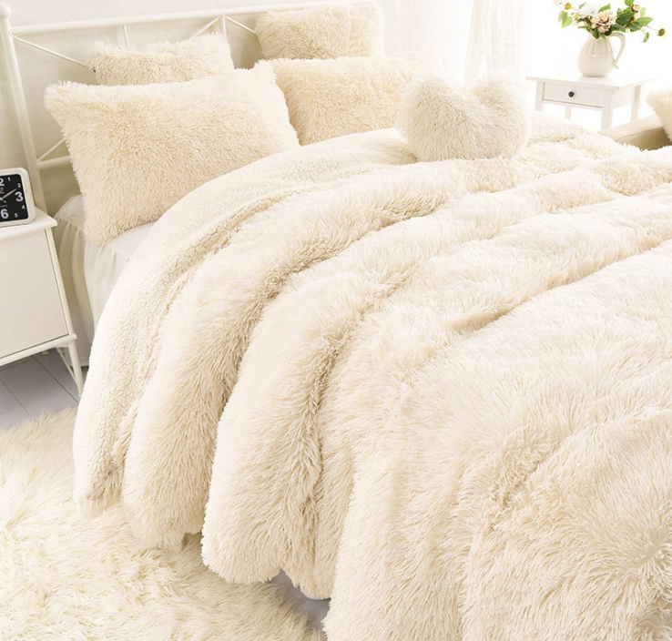 Gizlux shaggy faux fur throw blanket - image 5