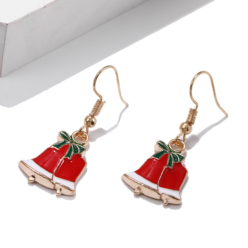 Gizlux Christmas enamel earrings - image 8