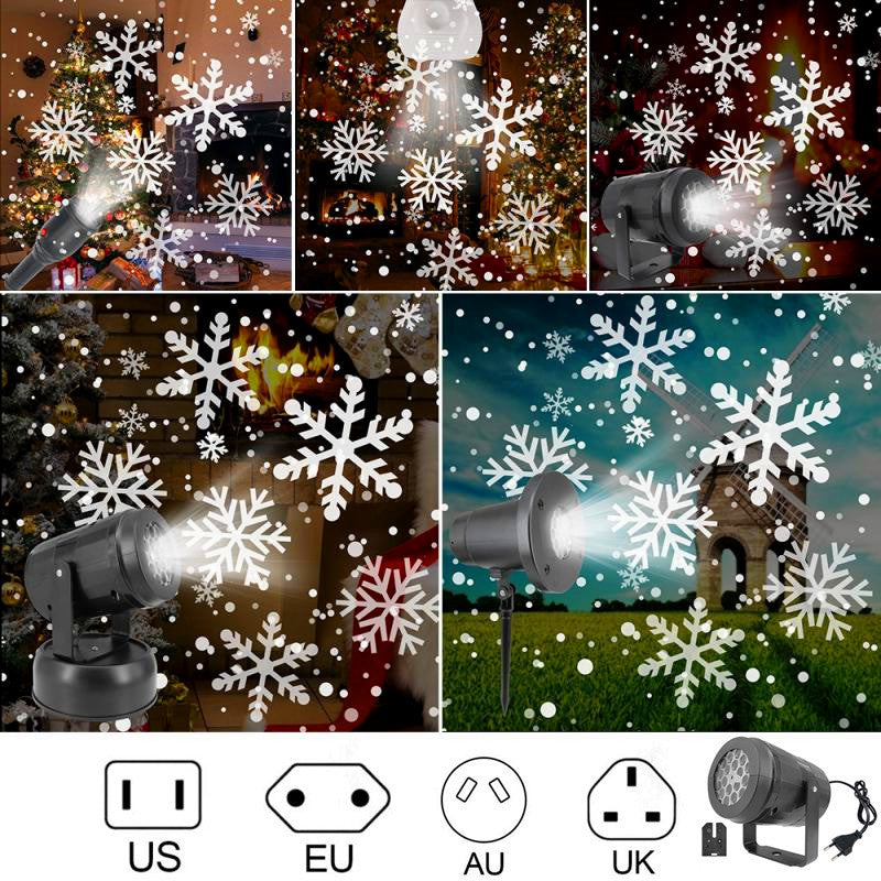 Gizlux Flurry rotating snowflake Christmas projector light - image 6