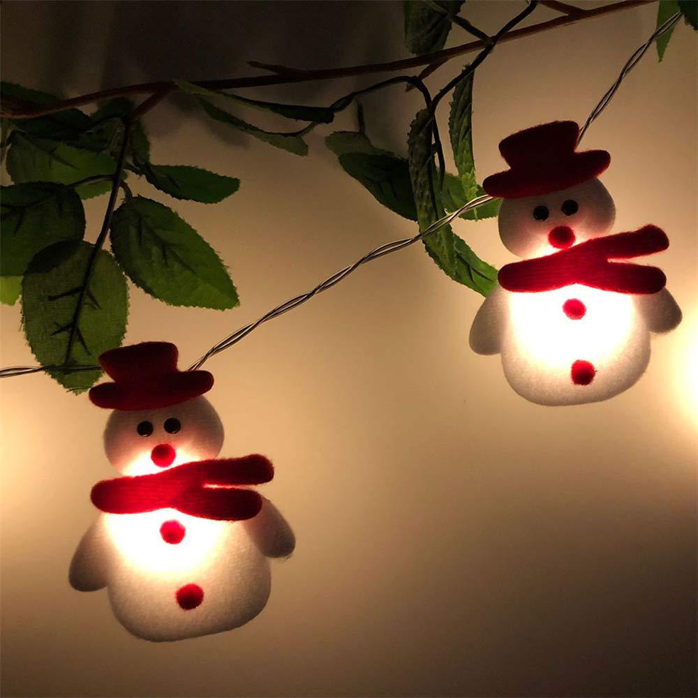 Gizlux snowman and bell LED string lights - image 5