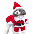 Gizlux standing Santa dog costume - image 1