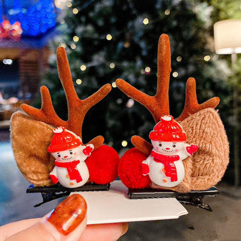 Gizlux Christmas antler hair clips - image 7