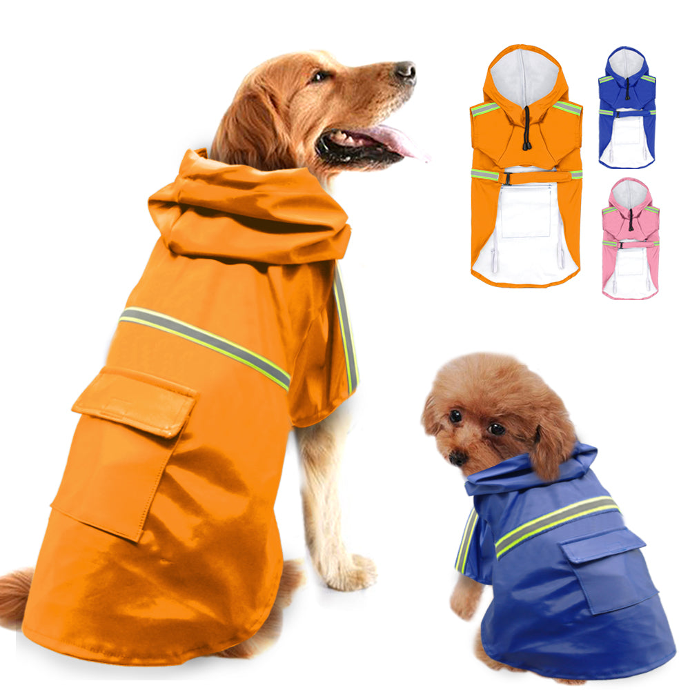 Gizlux Drizzle waterproof reflective dog raincoat - image 2