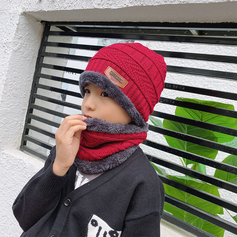 Gizlux fleece-lined beanie and neck warmer set - image 1