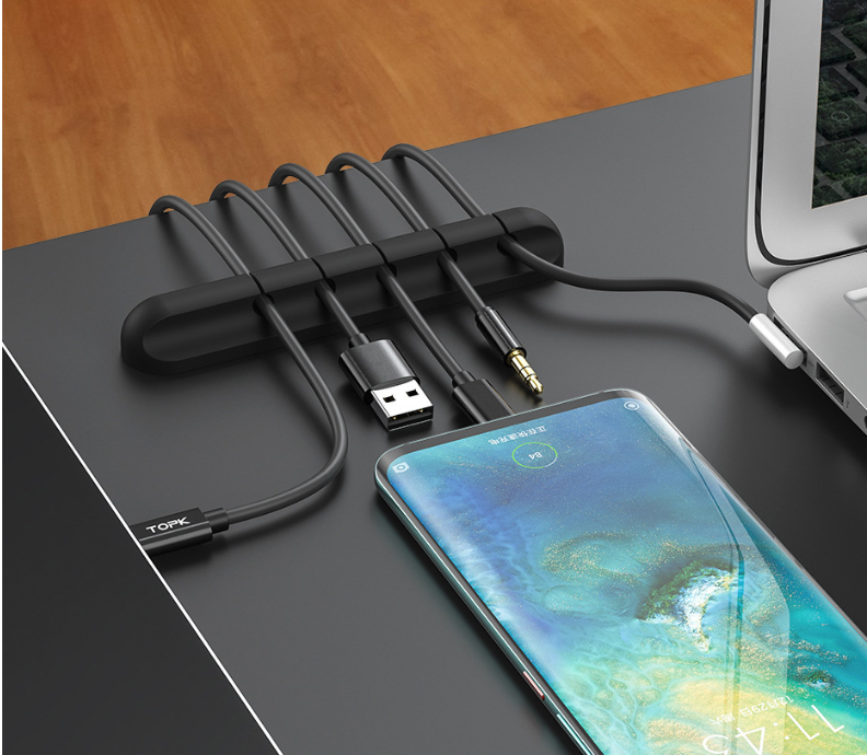 Gizlux Tidy silicone desk cable clips - image 1