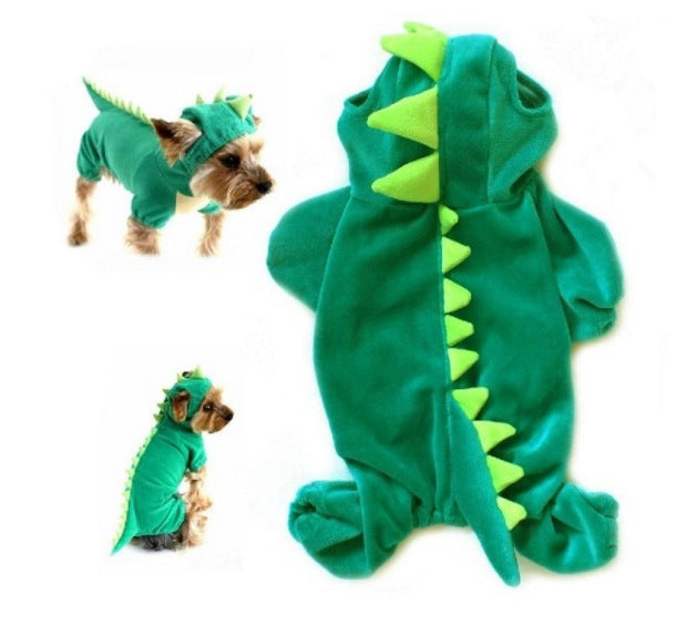 Gizlux dino hoodie dog costume - image 6