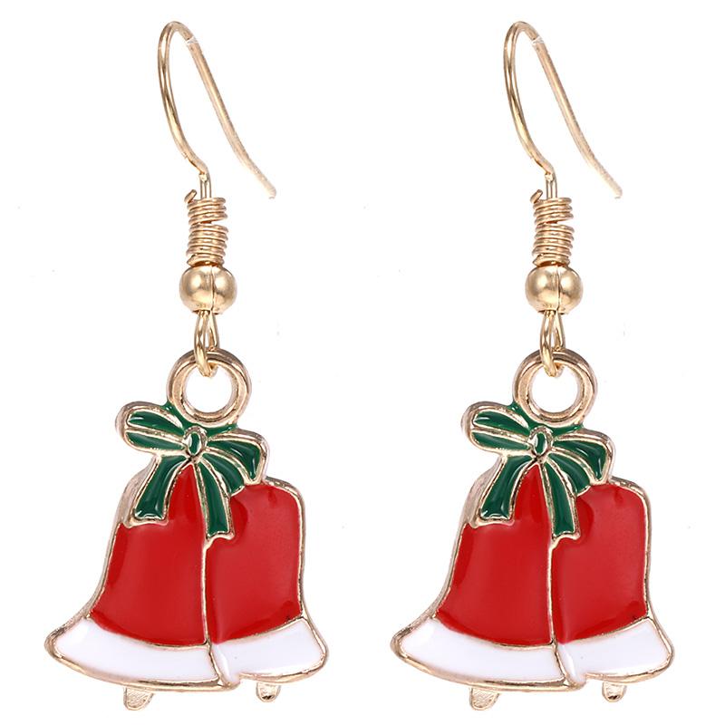 Gizlux Christmas enamel earrings - image 4