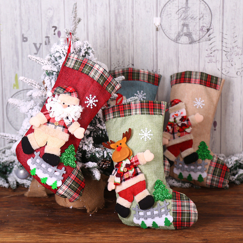 Gizlux plush 3D Christmas stocking - image 1