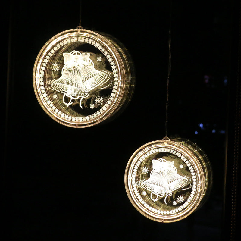 Gizlux Festive LED Christmas window silhouette lights - image 1