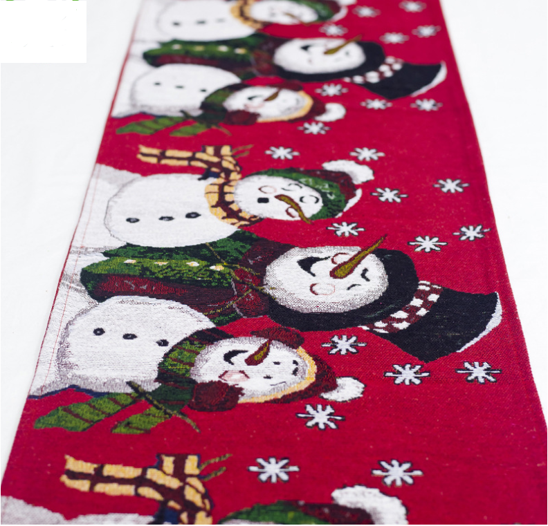 Gizlux christmas table runner, snowman & reindeer (35 x 180 cm) - image 3