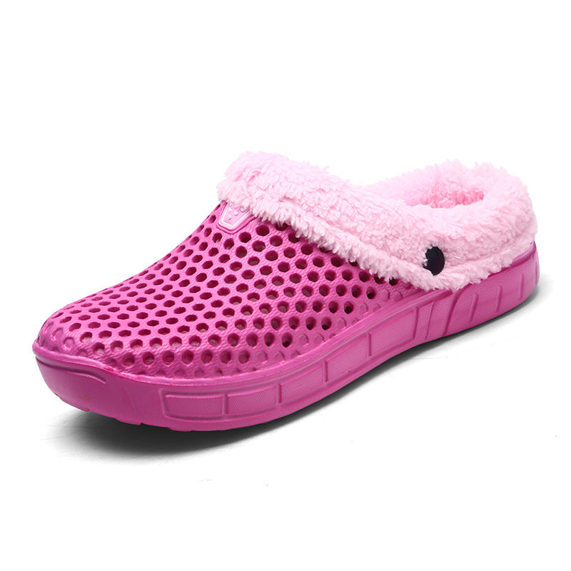 Gizlux fuzzy lined clog slippers - image 1