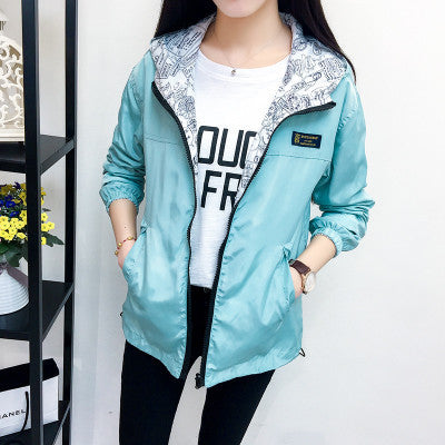 Gizlux Breeze women's lightweight hooded windbreaker - image 4