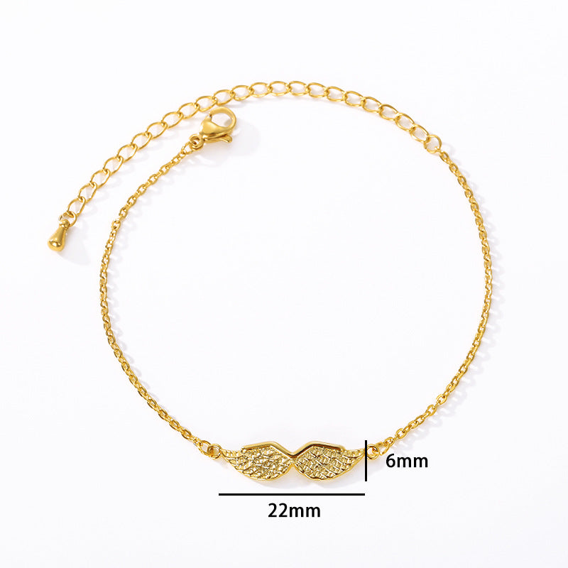 Gizlux angel wing charm bracelet - image 1