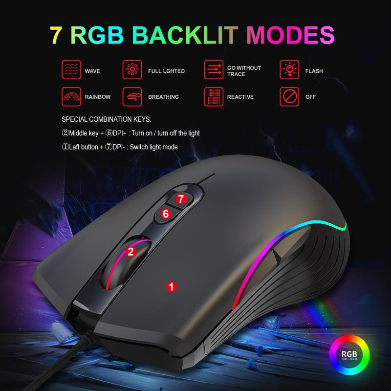 Gizlux Spectra RGB gaming mouse - image 4