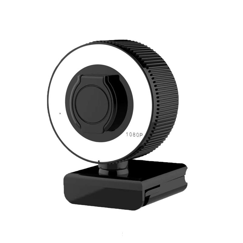 Gizlux 1080p HD webcam with ring light - image 1