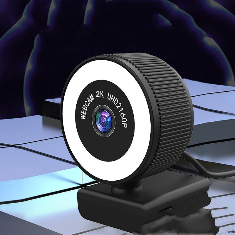Gizlux 1080p HD webcam with ring light - image 3