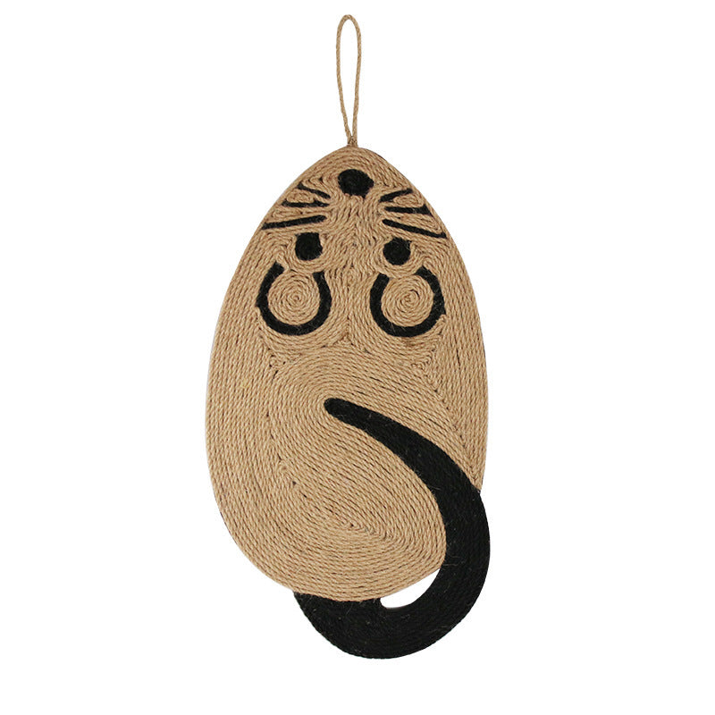 Gizlux Whisker mouse-shaped sisal cat scratching pad - image 2