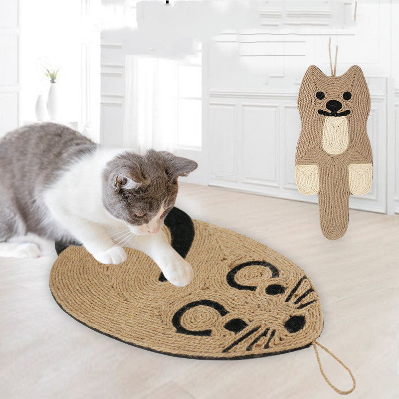 Gizlux Whisker mouse-shaped sisal cat scratching pad - image 4