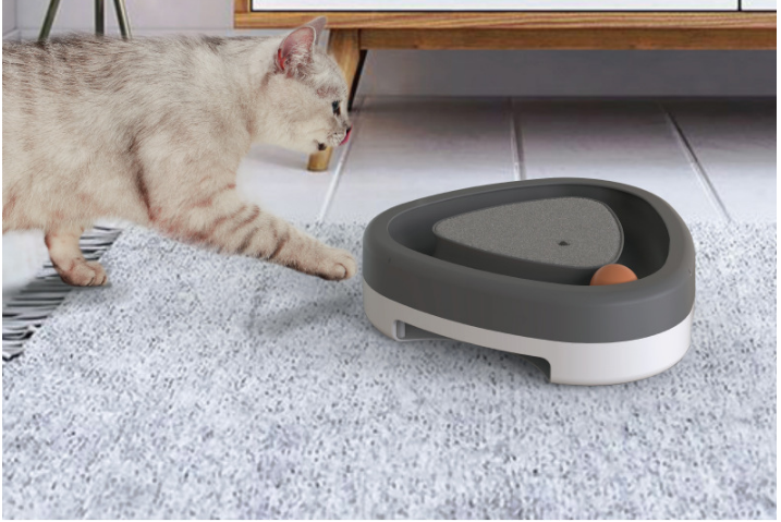 Gizlux electric feather turntable cat toy - image 4