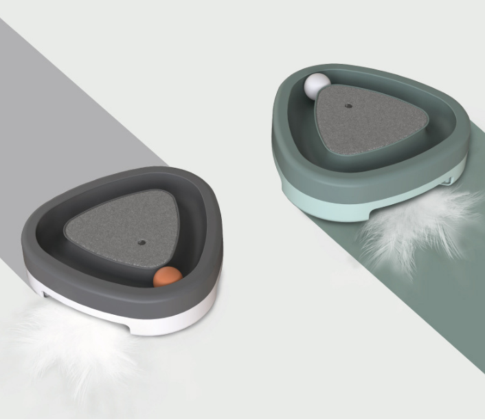 Gizlux electric feather turntable cat toy - image 1
