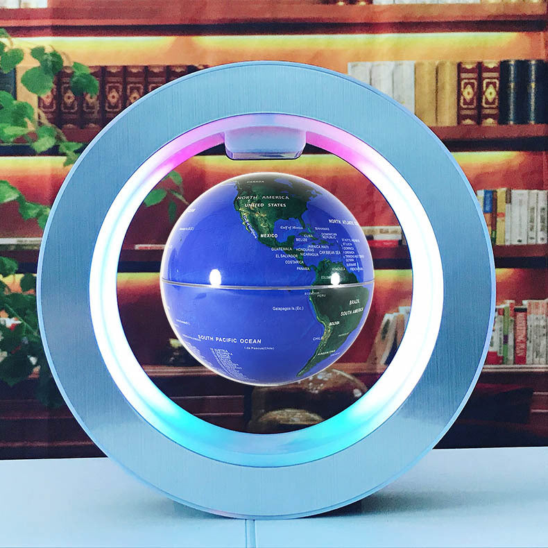 Gizlux magnetic levitating led world globe (us plug) - image 6