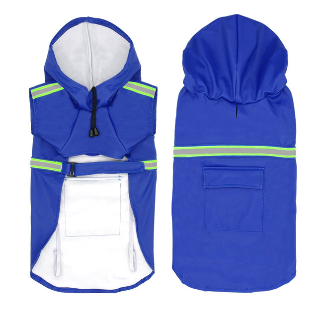 Gizlux Drizzle waterproof reflective dog raincoat - image 6