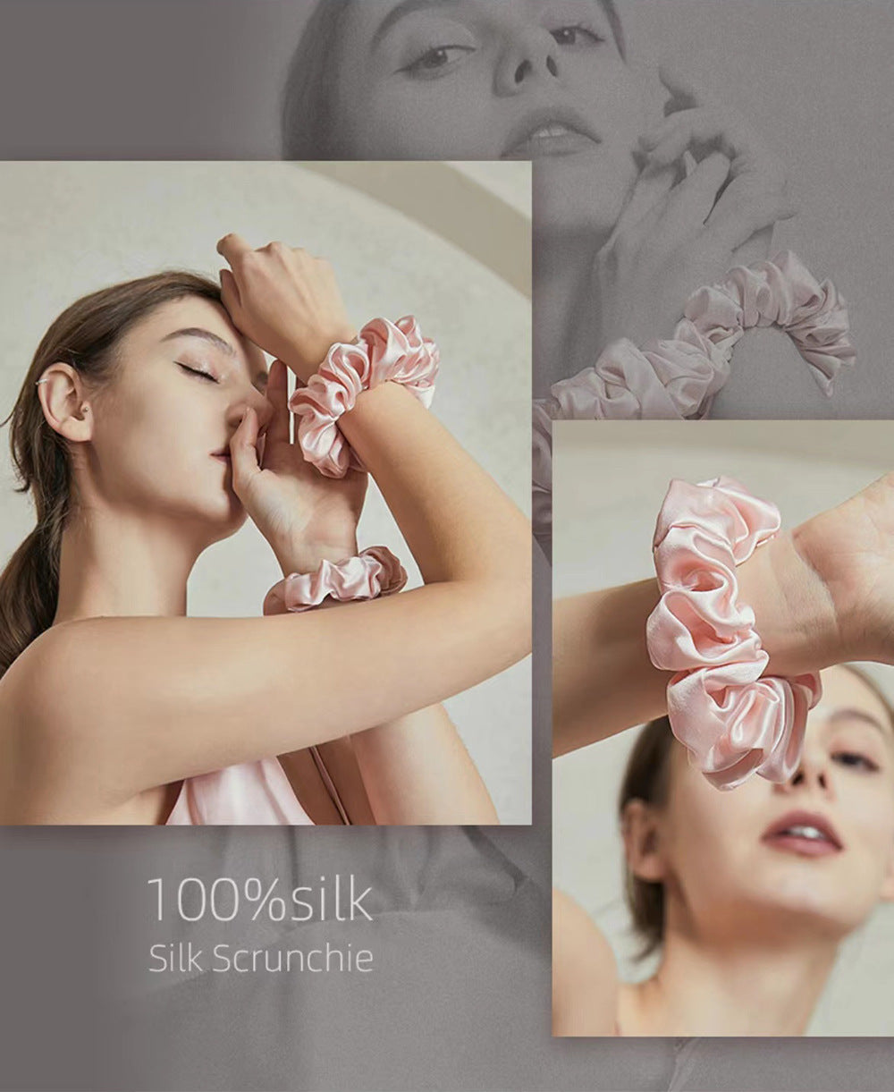 Gizlux mulberry silk scrunchie - image 7