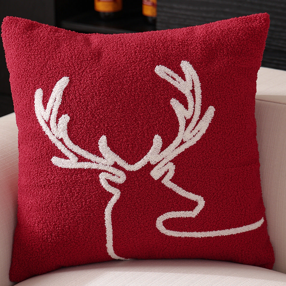 Gizlux embroidered Christmas pillow cover - image 7