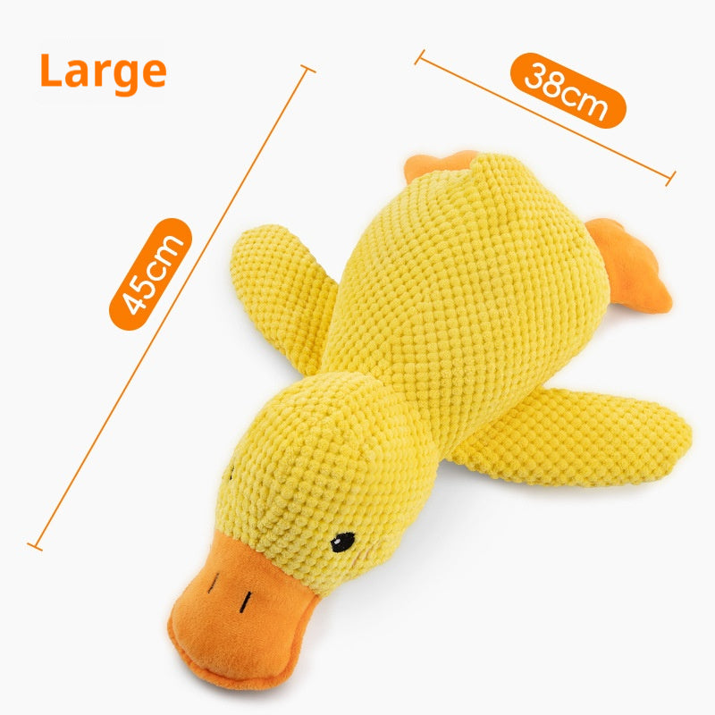 Gizlux calming plush duck dog toy - image 5