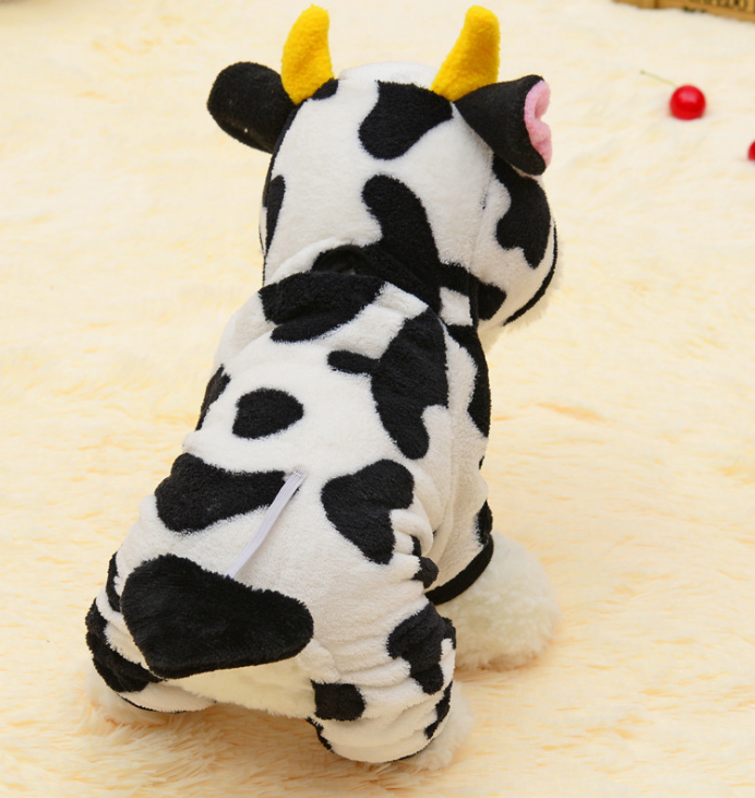 Gizlux cow hoodie dog costume - image 5