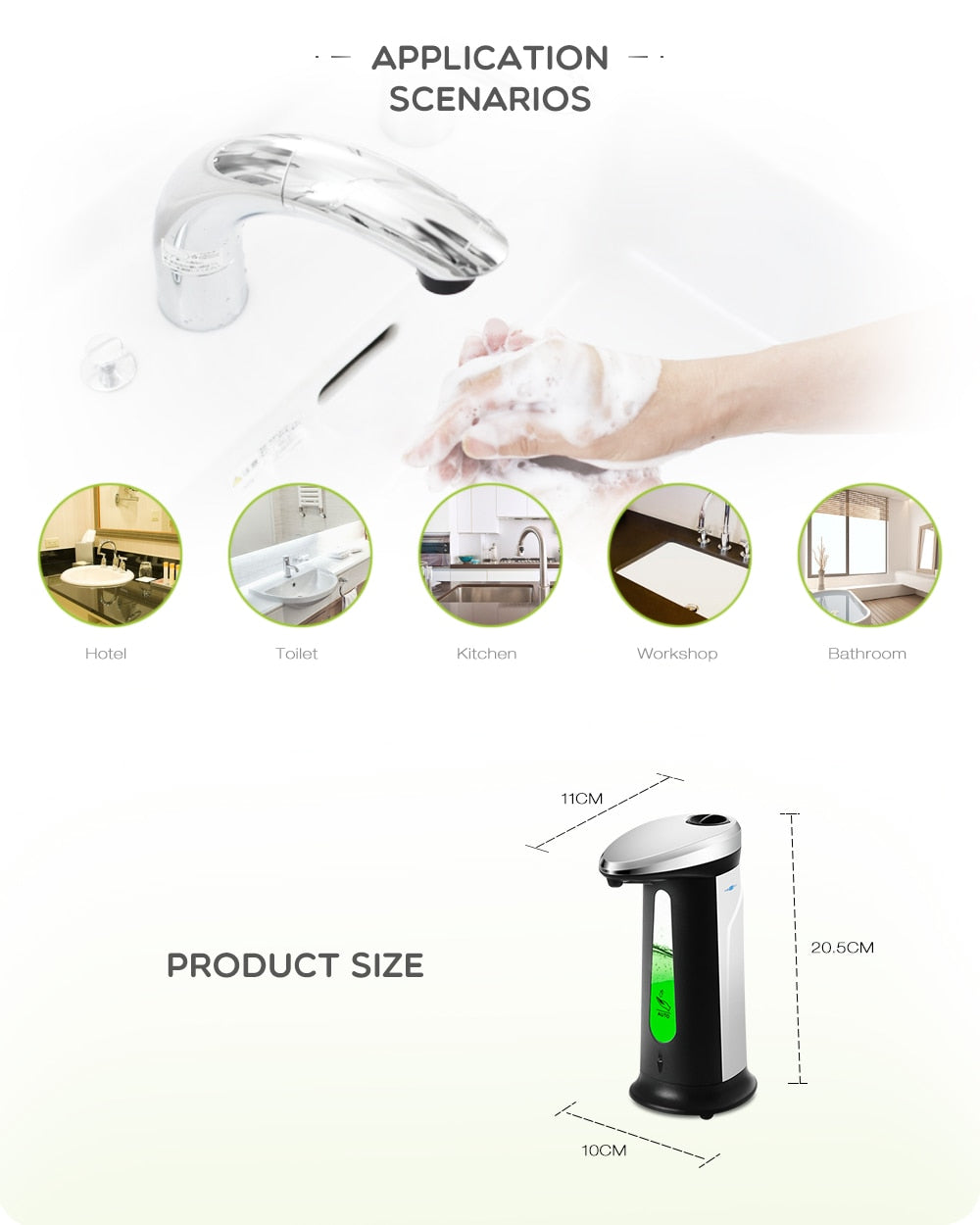 Gizlux touchless automatic soap dispenser - image 7