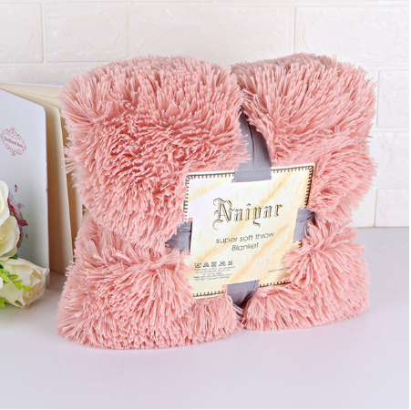 Gizlux shaggy faux fur throw blanket - image 6