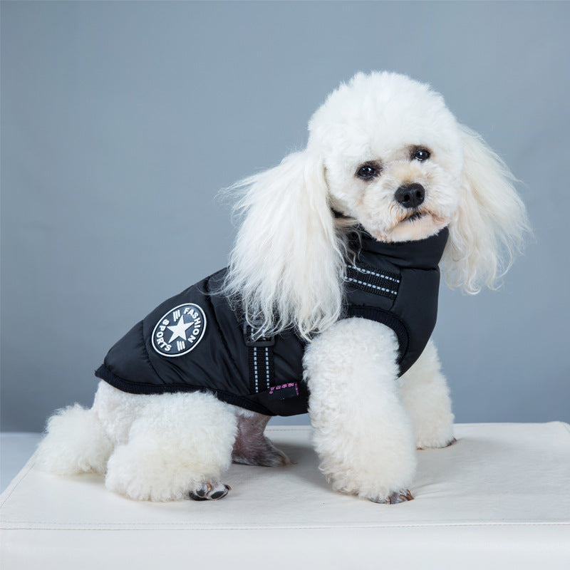 Gizlux waterproof dog winter coat with harness - image 2