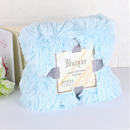 Gizlux shaggy faux fur throw blanket - image 8