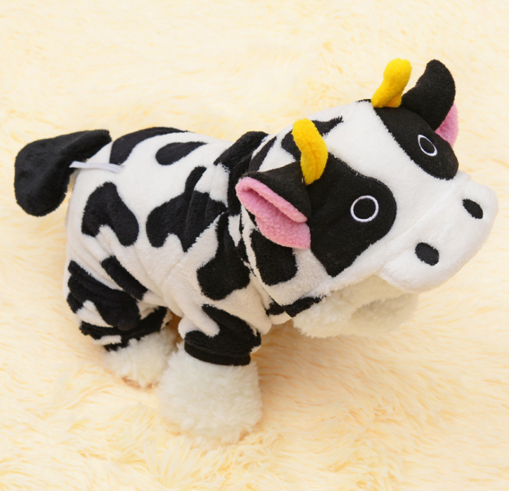 Gizlux cow hoodie dog costume - image 3