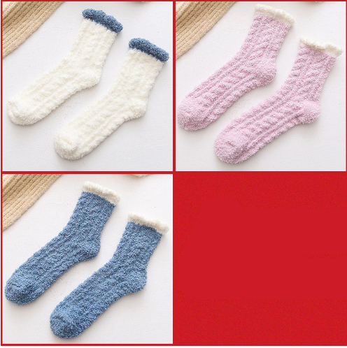 Gizlux fuzzy coral fleece socks - image 10