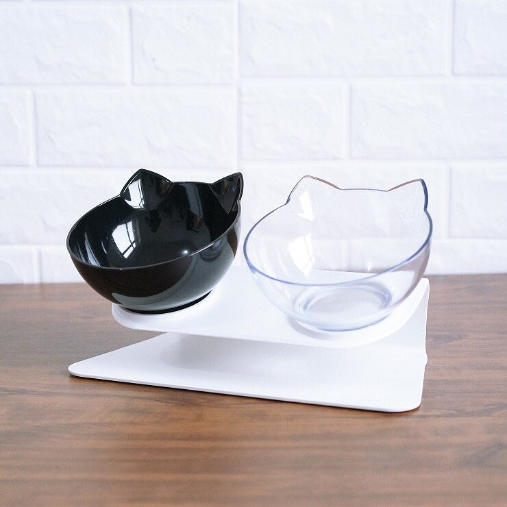 Gizlux Poise raised tilted cat food bowl - image 4