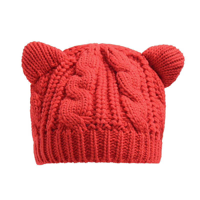 Gizlux Whisker 3D cat ear knit beanie - image 7