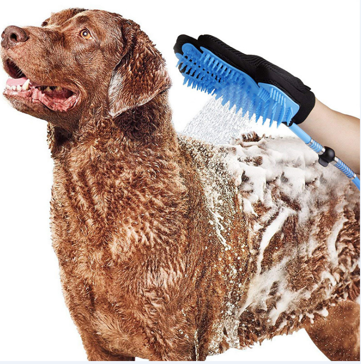 Gizlux Spritz pet bath glove sprayer with hose - image 1