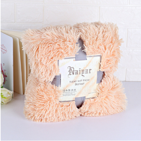 Gizlux shaggy faux fur throw blanket - image 4