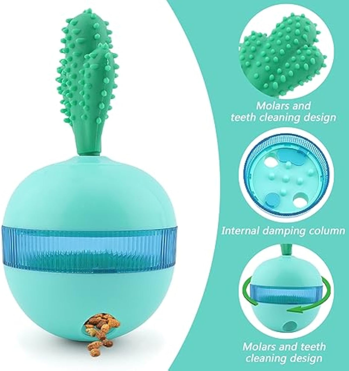 Gizlux wobble treat-dispensing puzzle toy - image 9