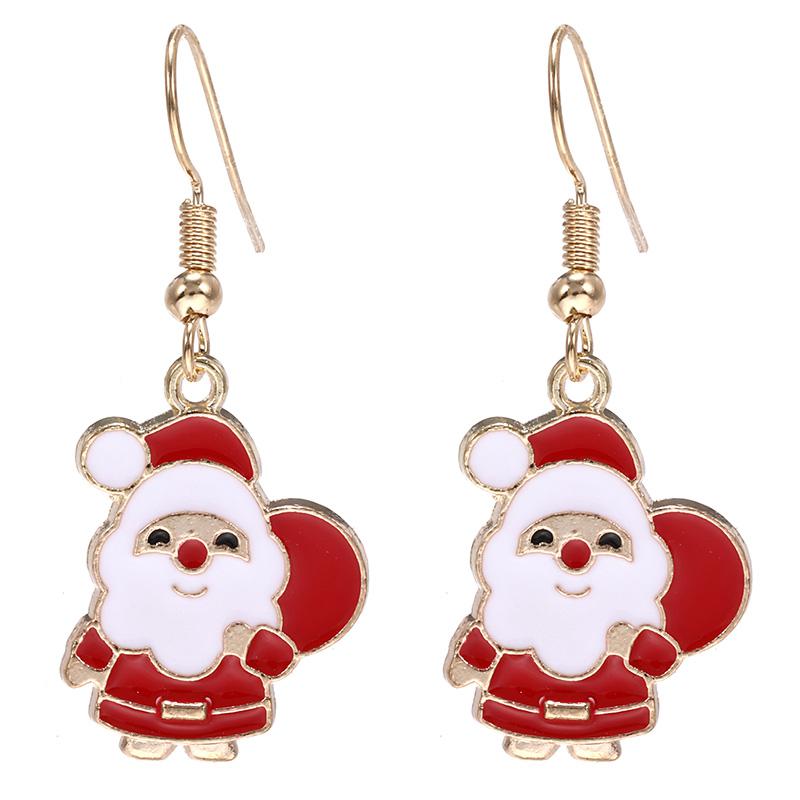 Gizlux Christmas enamel earrings - image 6