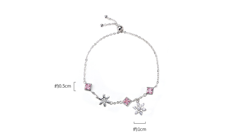 Gizlux snowflake bracelet (925 silver) - image 5