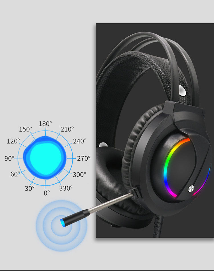 Gizlux Vortex RGB gaming headset with microphone - image 7